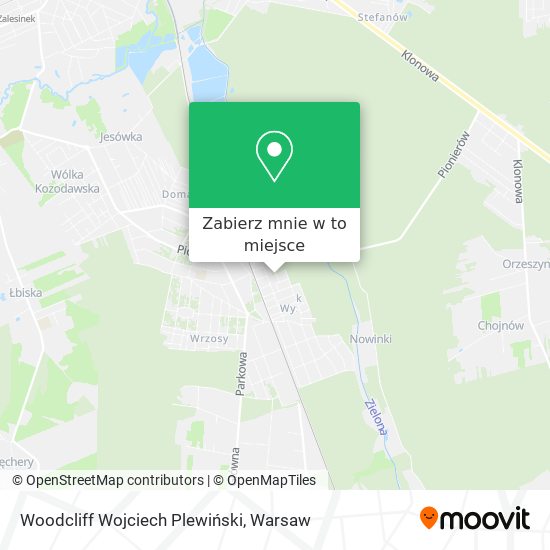 Mapa Woodcliff Wojciech Plewiński