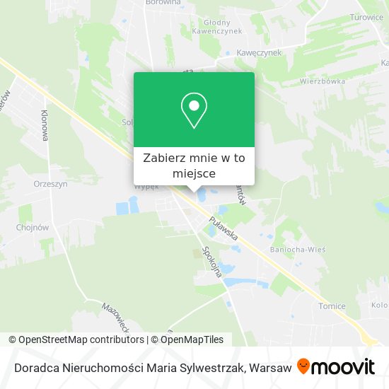 Mapa Doradca Nieruchomości Maria Sylwestrzak