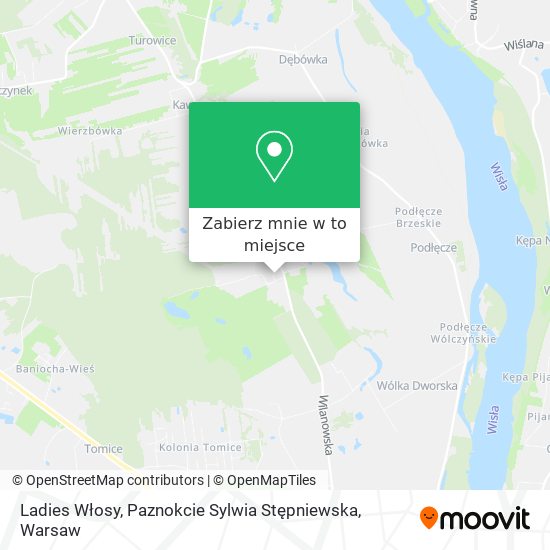 Mapa Ladies Włosy, Paznokcie Sylwia Stępniewska