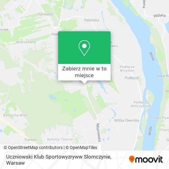 Mapa Uczniowski Klub Sportowyzryww Slomczynie