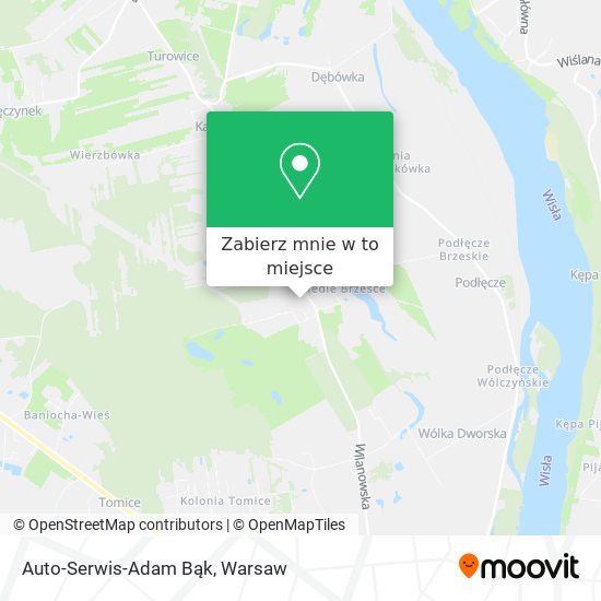 Mapa Auto-Serwis-Adam Bąk