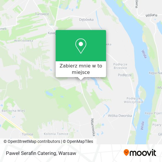 Mapa Paweł Serafin Catering