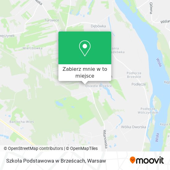 Mapa Szkoła Podstawowa w Brześcach