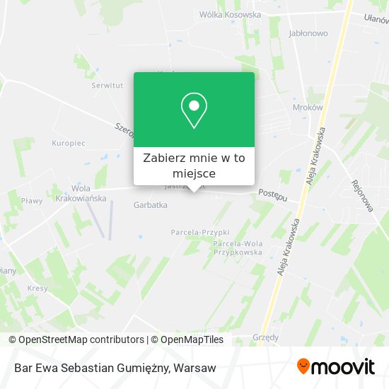 Mapa Bar Ewa Sebastian Gumiężny