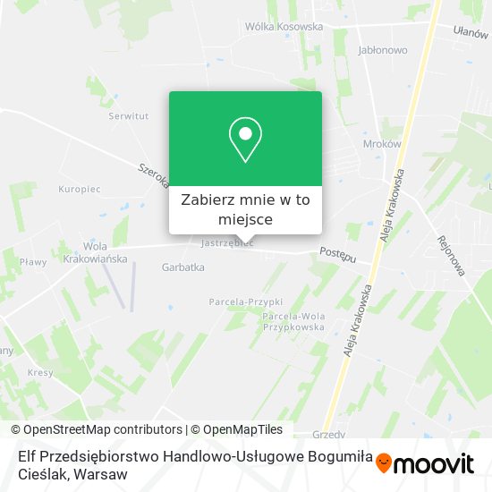 Mapa Elf Przedsiębiorstwo Handlowo-Usługowe Bogumiła Cieślak