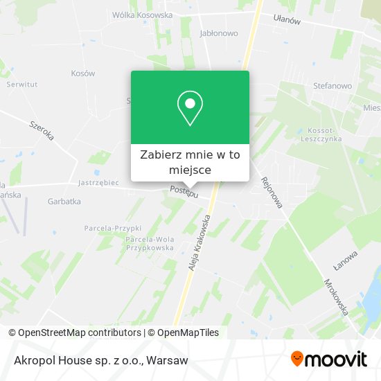 Mapa Akropol House sp. z o.o.