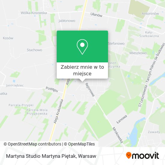 Mapa Martyna Studio Martyna Piętak