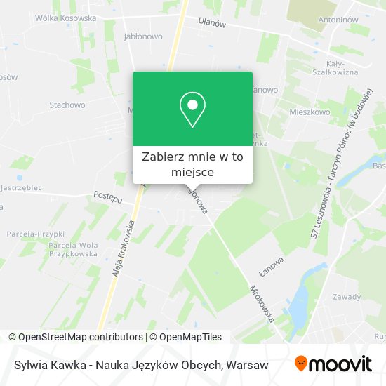 Mapa Sylwia Kawka - Nauka Języków Obcych