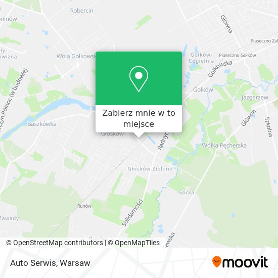 Mapa Auto Serwis