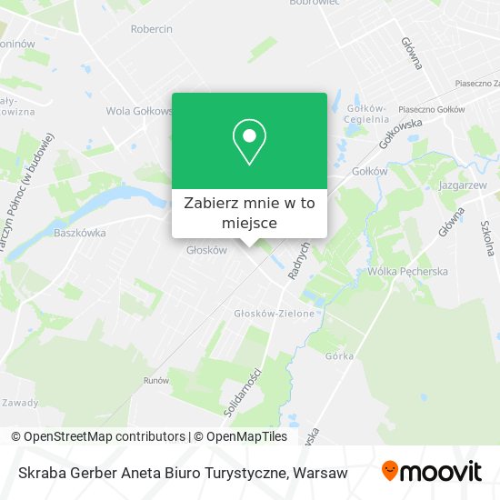 Mapa Skraba Gerber Aneta Biuro Turystyczne