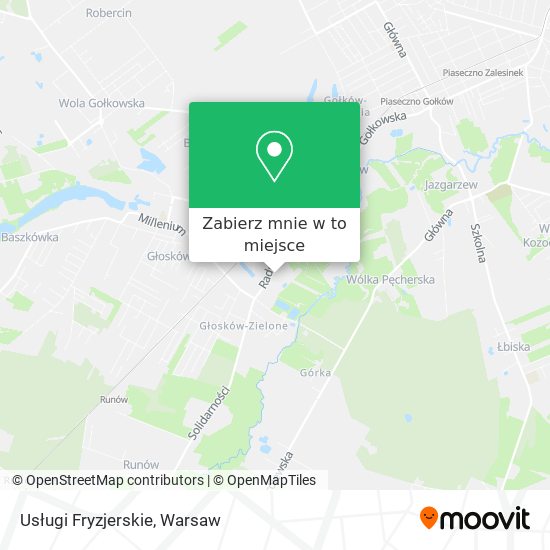 Mapa Usługi Fryzjerskie