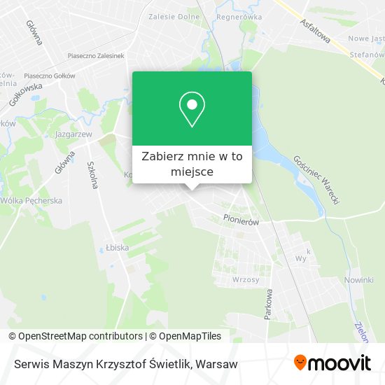 Mapa Serwis Maszyn Krzysztof Świetlik