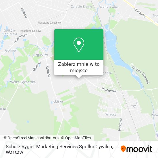 Mapa Schütz Rygier Marketing Services Spółka Cywilna