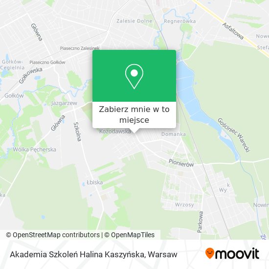 Mapa Akademia Szkoleń Halina Kaszyńska