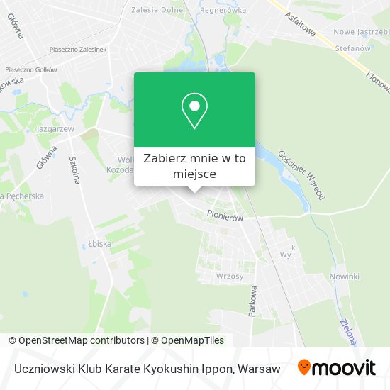 Mapa Uczniowski Klub Karate Kyokushin Ippon