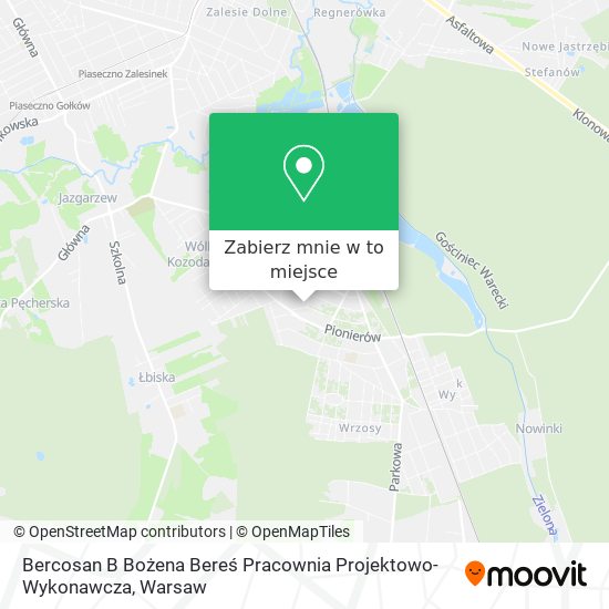 Mapa Bercosan B Bożena Bereś Pracownia Projektowo-Wykonawcza