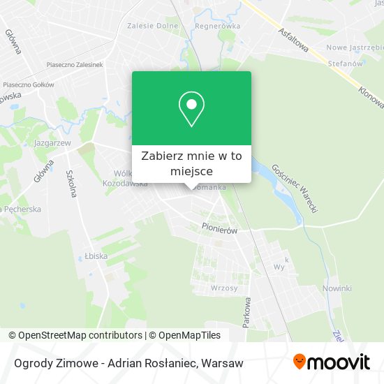 Mapa Ogrody Zimowe - Adrian Rosłaniec