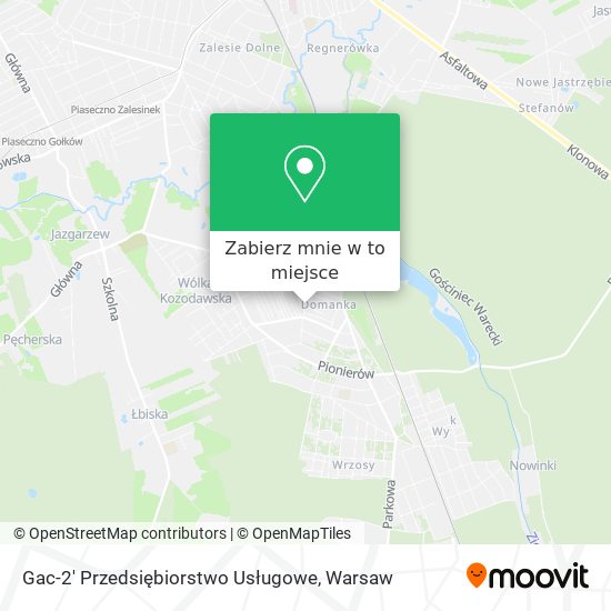 Mapa Gac-2' Przedsiębiorstwo Usługowe