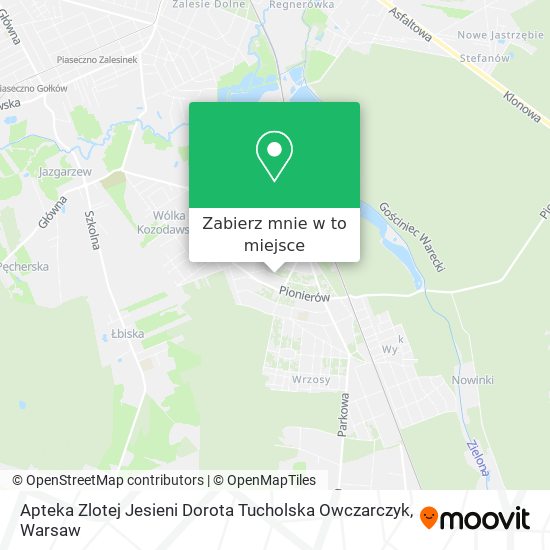 Mapa Apteka Zlotej Jesieni Dorota Tucholska Owczarczyk