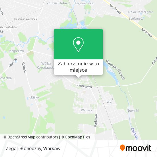 Mapa Zegar Słoneczny