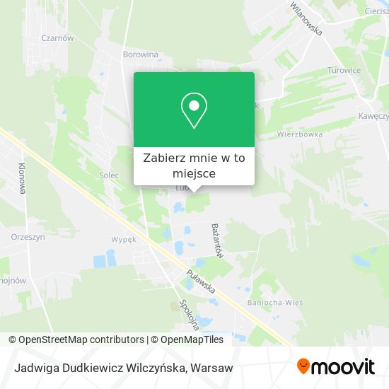 Mapa Jadwiga Dudkiewicz Wilczyńska