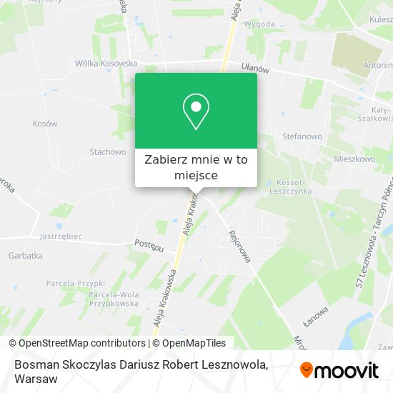 Mapa Bosman Skoczylas Dariusz Robert Lesznowola