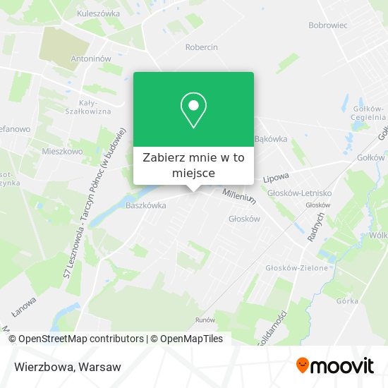 Mapa Wierzbowa