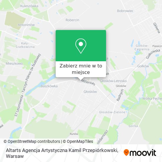 Mapa Altarts Agencja Artystyczna Kamil Przepiórkowski