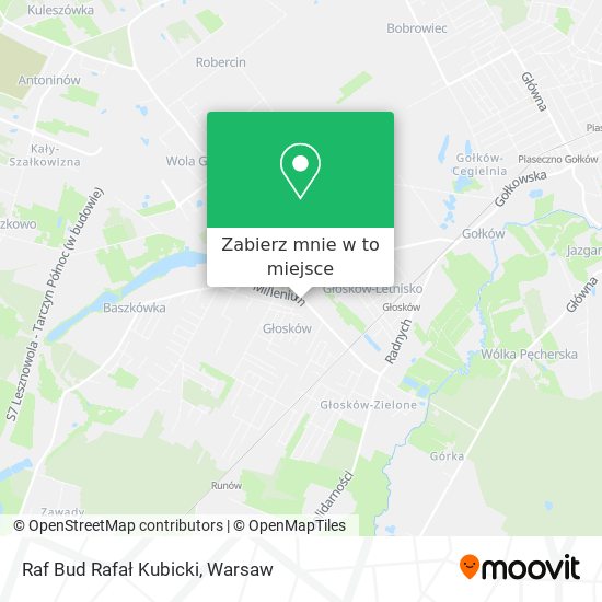 Mapa Raf Bud Rafał Kubicki