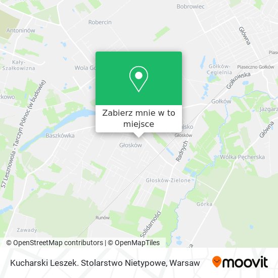 Mapa Kucharski Leszek. Stolarstwo Nietypowe