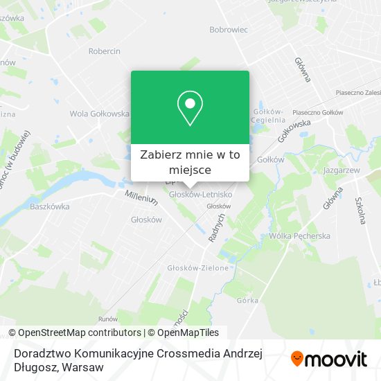 Mapa Doradztwo Komunikacyjne Crossmedia Andrzej Długosz