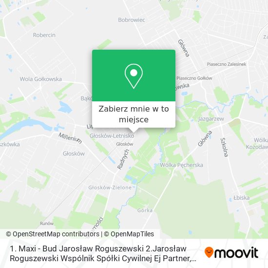 Mapa 1. Maxi - Bud Jarosław Roguszewski 2.Jarosław Roguszewski Wspólnik Spółki Cywilnej Ej Partner