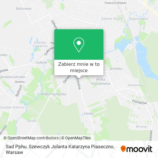 Mapa Sad Pphu. Szewczyk Jolanta Katarzyna Piaseczno