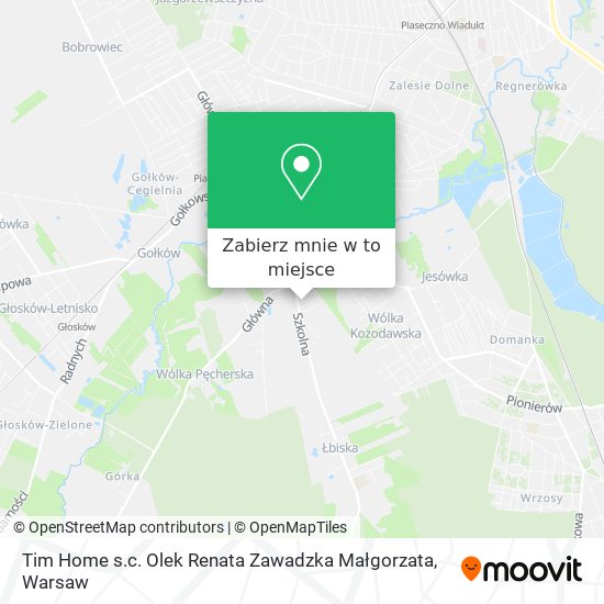 Mapa Tim Home s.c. Olek Renata Zawadzka Małgorzata