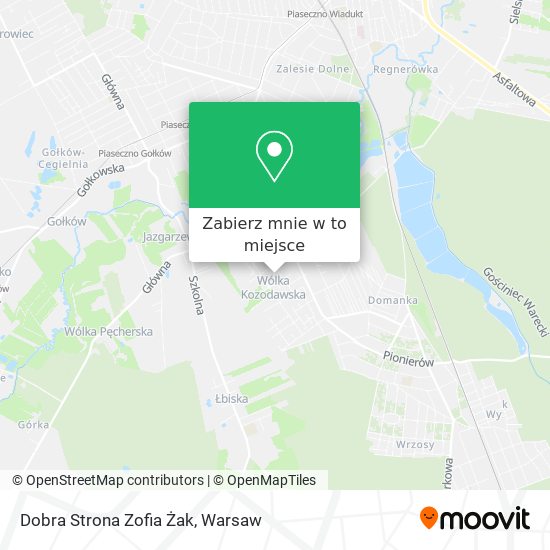 Mapa Dobra Strona Zofia Żak