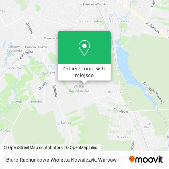 Mapa Biuro Rachunkowe Wioletta Kowalczyk