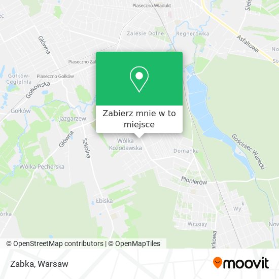 Mapa Zabka