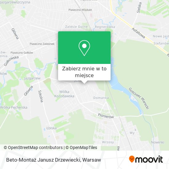 Mapa Beto-Montaż Janusz Drzewiecki