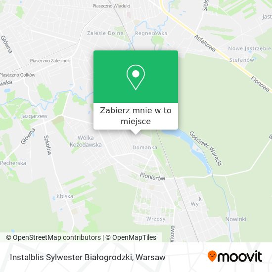 Mapa Instalblis Sylwester Białogrodzki