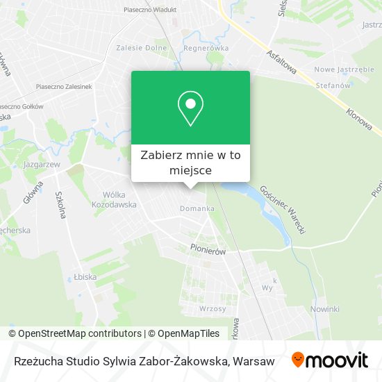 Mapa Rzeżucha Studio Sylwia Zabor-Żakowska