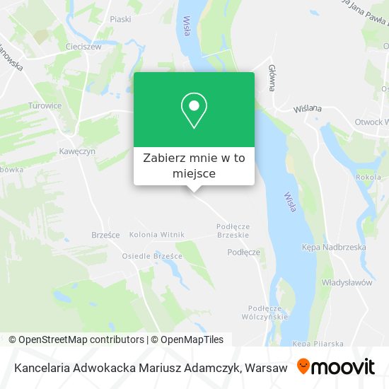 Mapa Kancelaria Adwokacka Mariusz Adamczyk