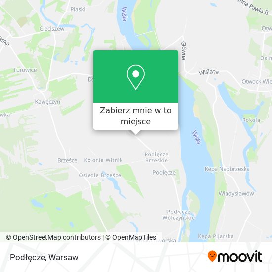 Mapa Podłęcze