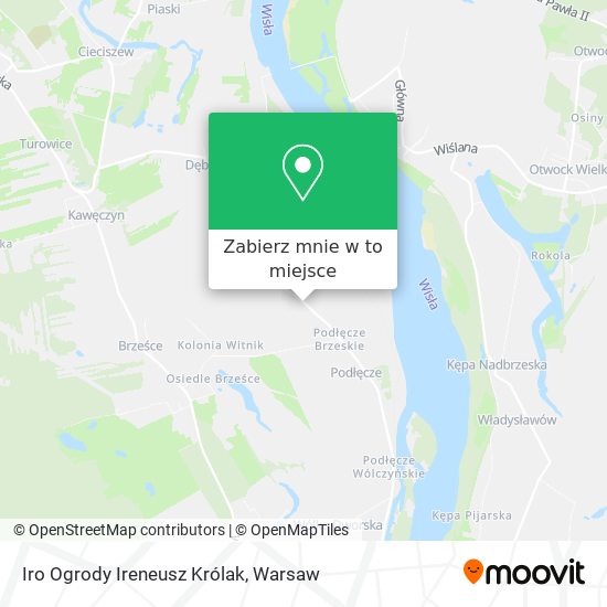 Mapa Iro Ogrody Ireneusz Królak