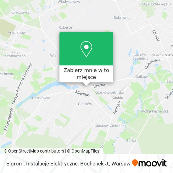 Mapa Elgrom. Instalacje Elektryczne. Bochenek J.