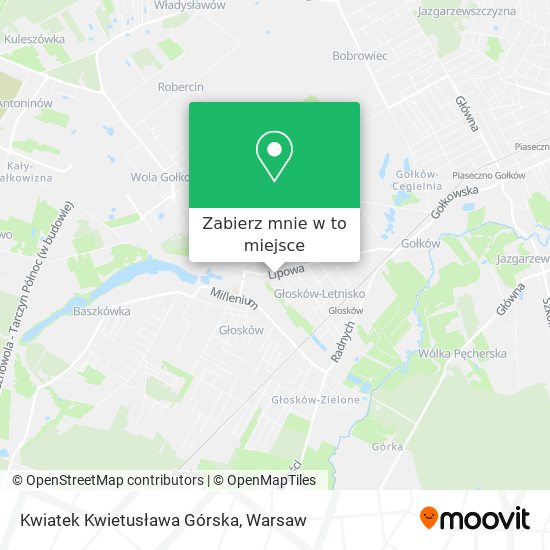 Mapa Kwiatek Kwietusława Górska