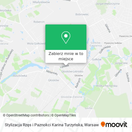 Mapa Stylizacja Rzęs i Paznokci Karina Turzyńska