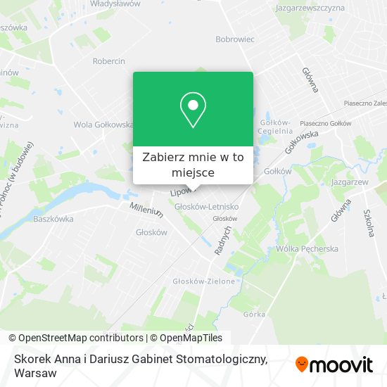 Mapa Skorek Anna i Dariusz Gabinet Stomatologiczny