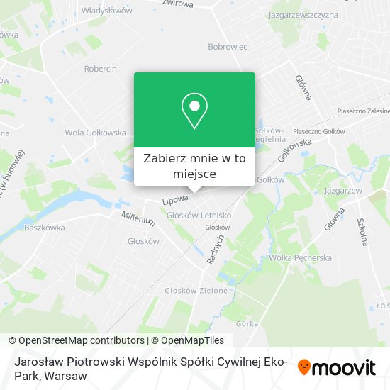 Mapa Jarosław Piotrowski Wspólnik Spółki Cywilnej Eko-Park