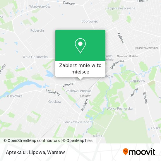 Mapa Apteka ul. Lipowa