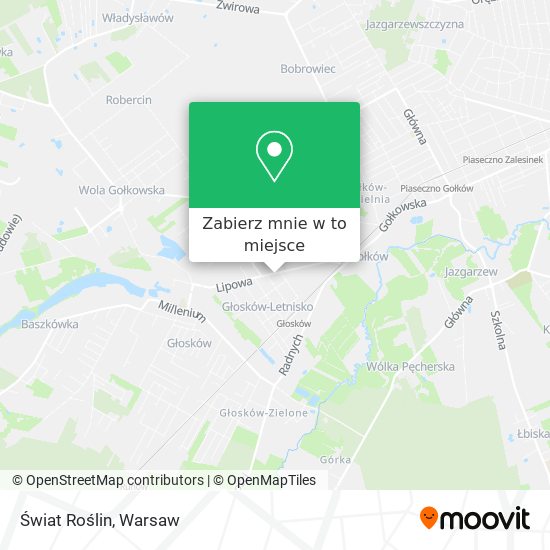 Mapa Świat Roślin